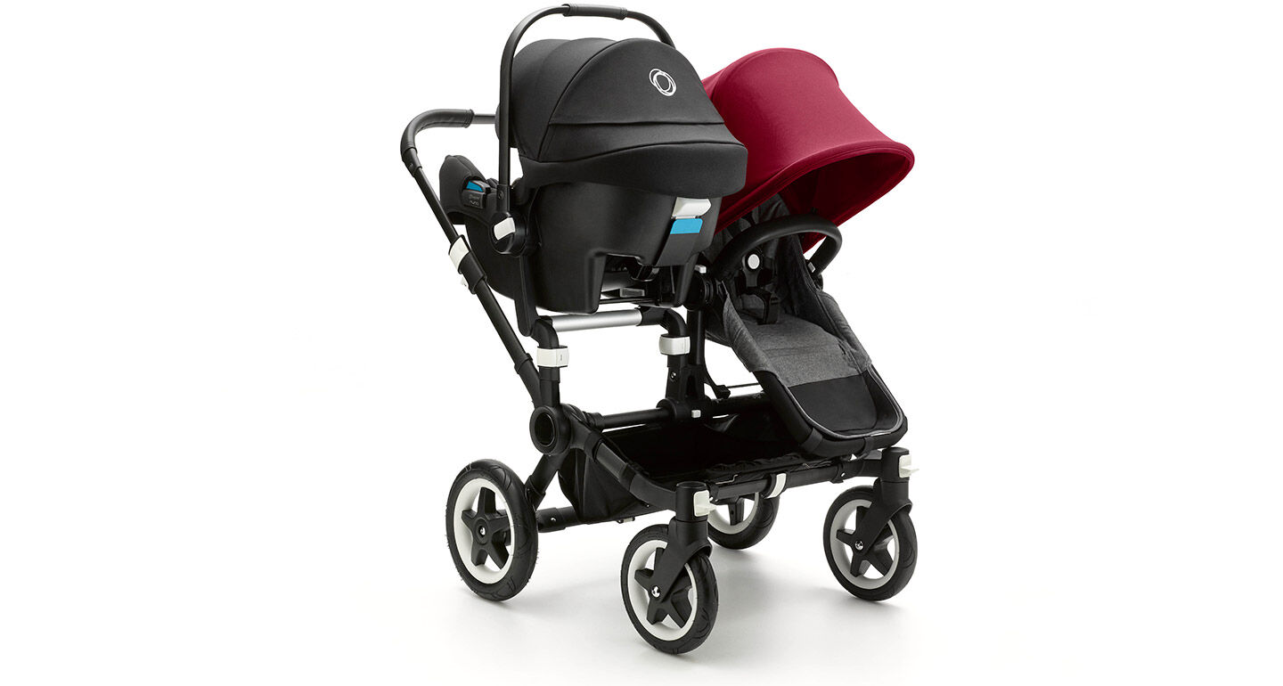 bugaboo donkey duo pink and blue