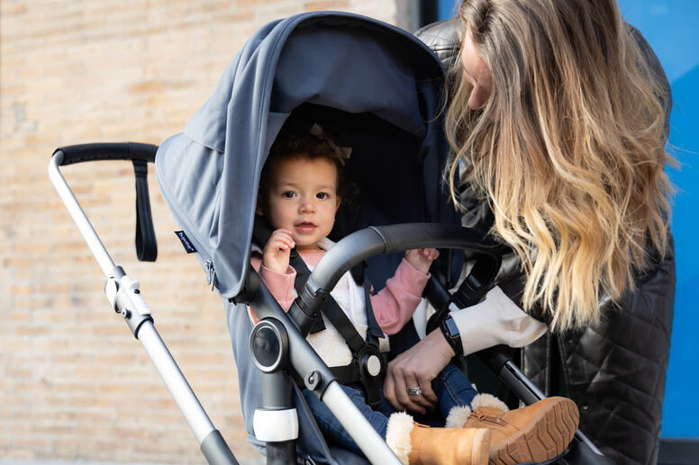 Baby in stroller