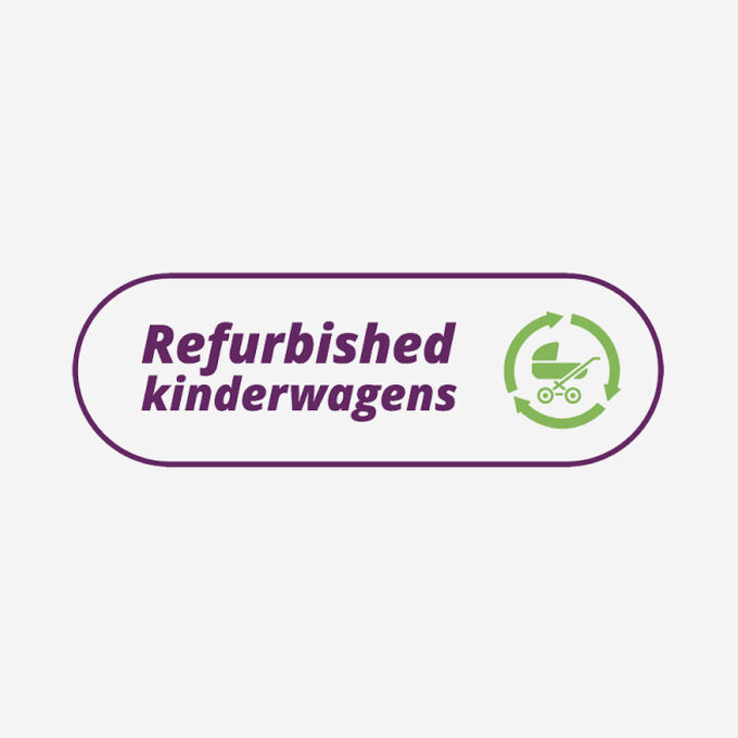 Refurbished Kinderwagens logo.