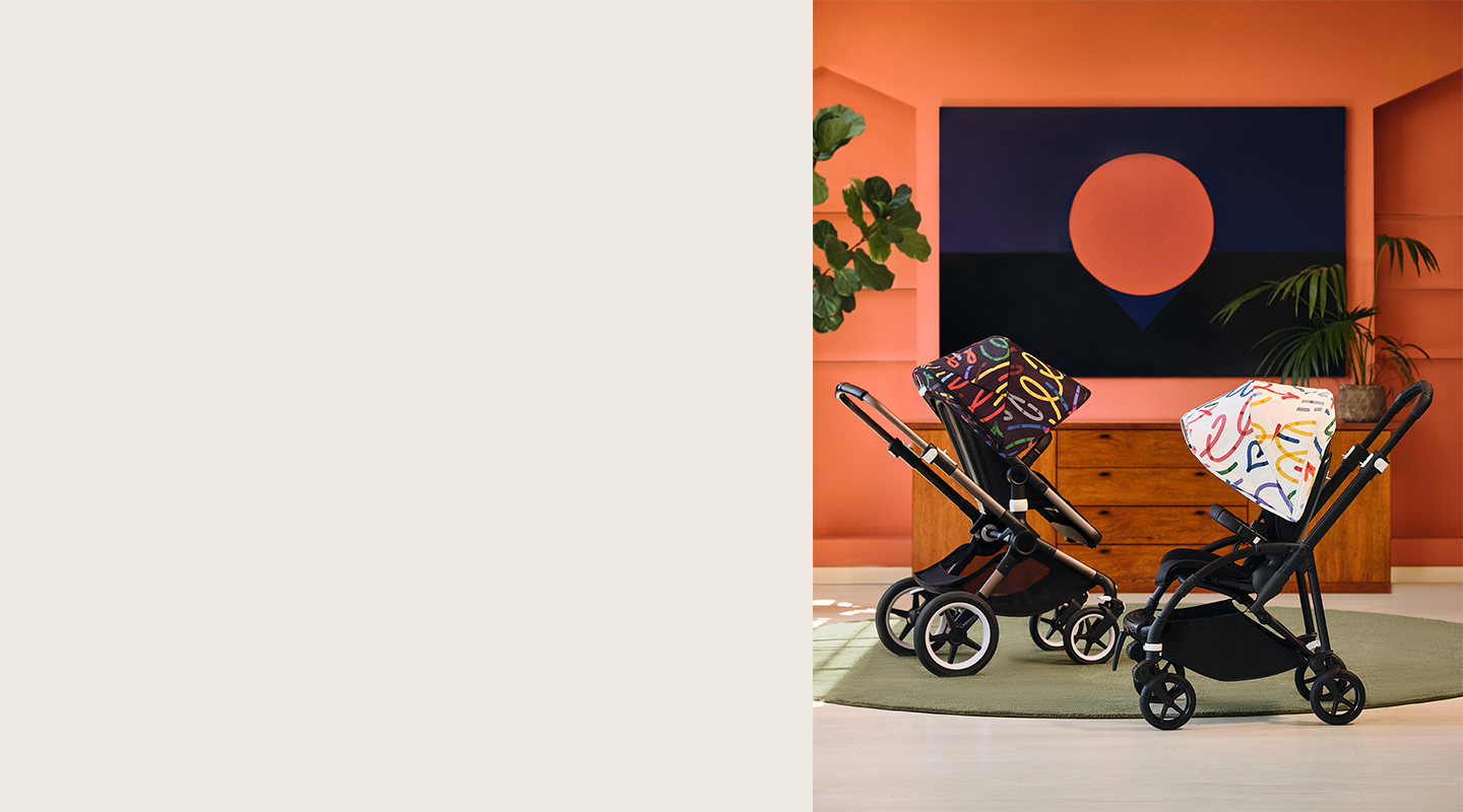 Two Bugaboo strollers with online exclusive 