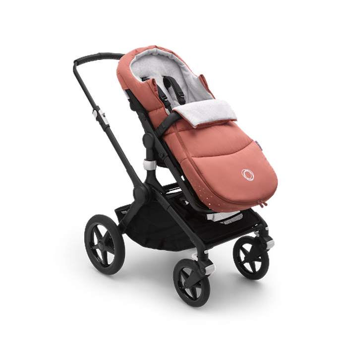Bugaboo baby footmuff in sunset red