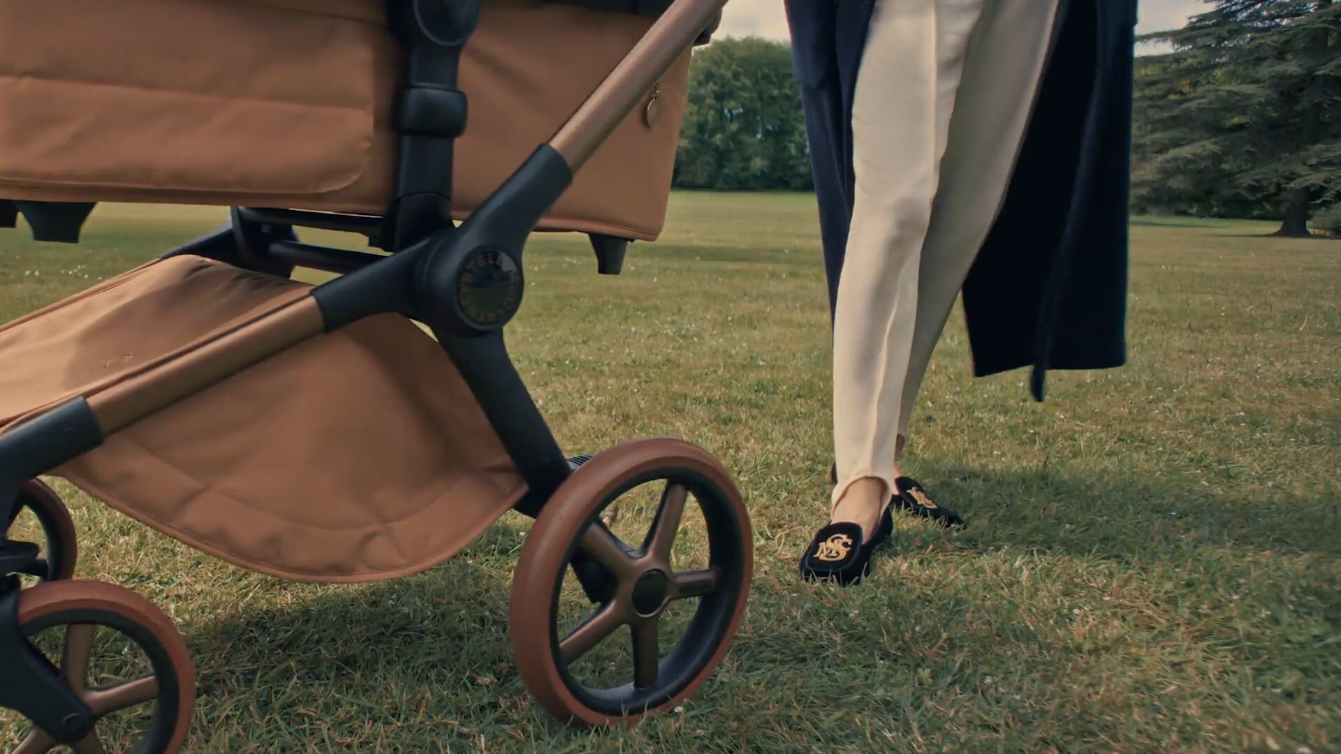 Video component featuring Bugaboo x Stella Dragonfly Plus stroller