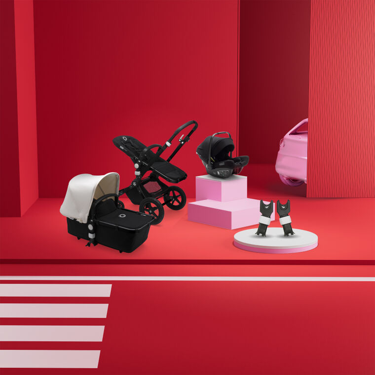 Un completo carrito de bebé de 3 piezas