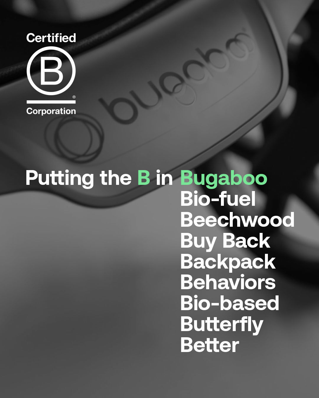 Bugaboo is B Corp Certified | Bugaboo