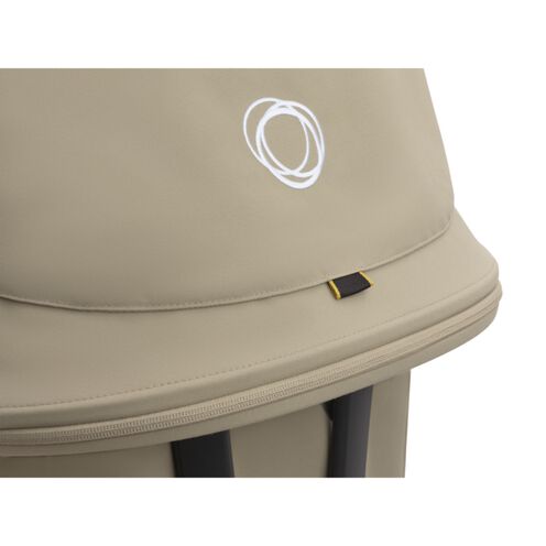 Close up on the Bugaboo Fox Cub desert beige sun canopy.