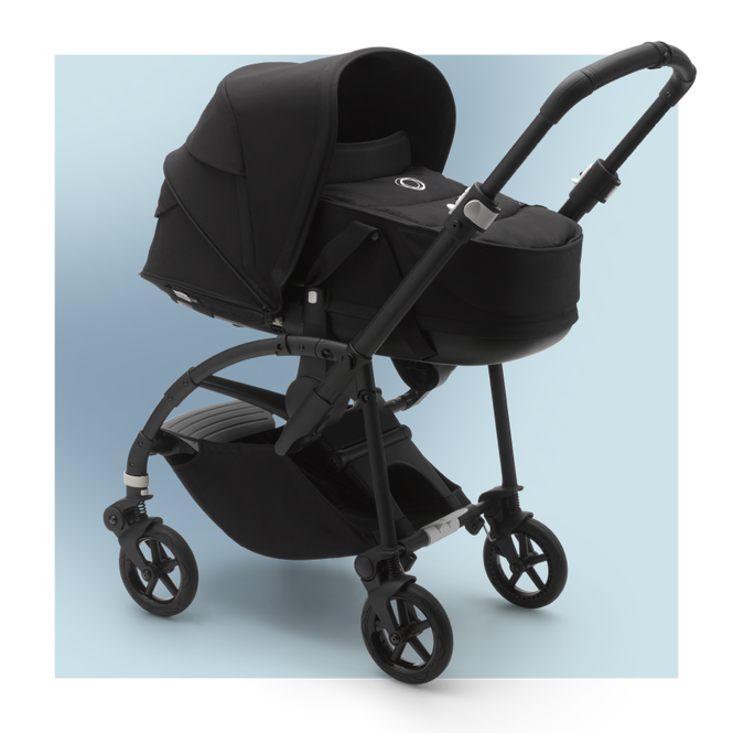 Bugaboo Bee 6 stroller with bassinet.