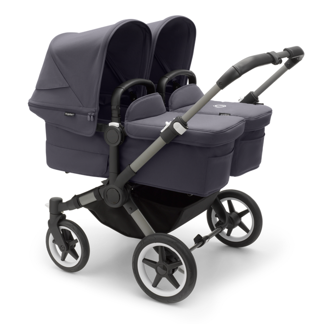 Bugaboo Donkey 5 Mono pushchair with seat and extendable basket.