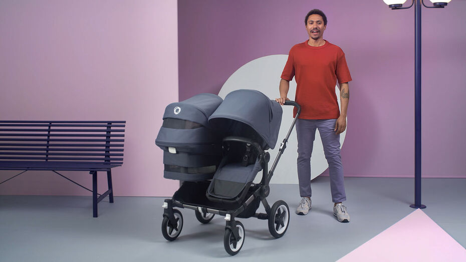 The spacious stroller that grows with your family