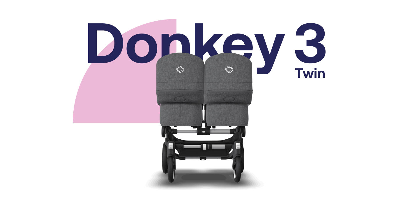 Bugaboo Donkey 3 Twin: Carrito de Bebé Gemelar | Bugaboo