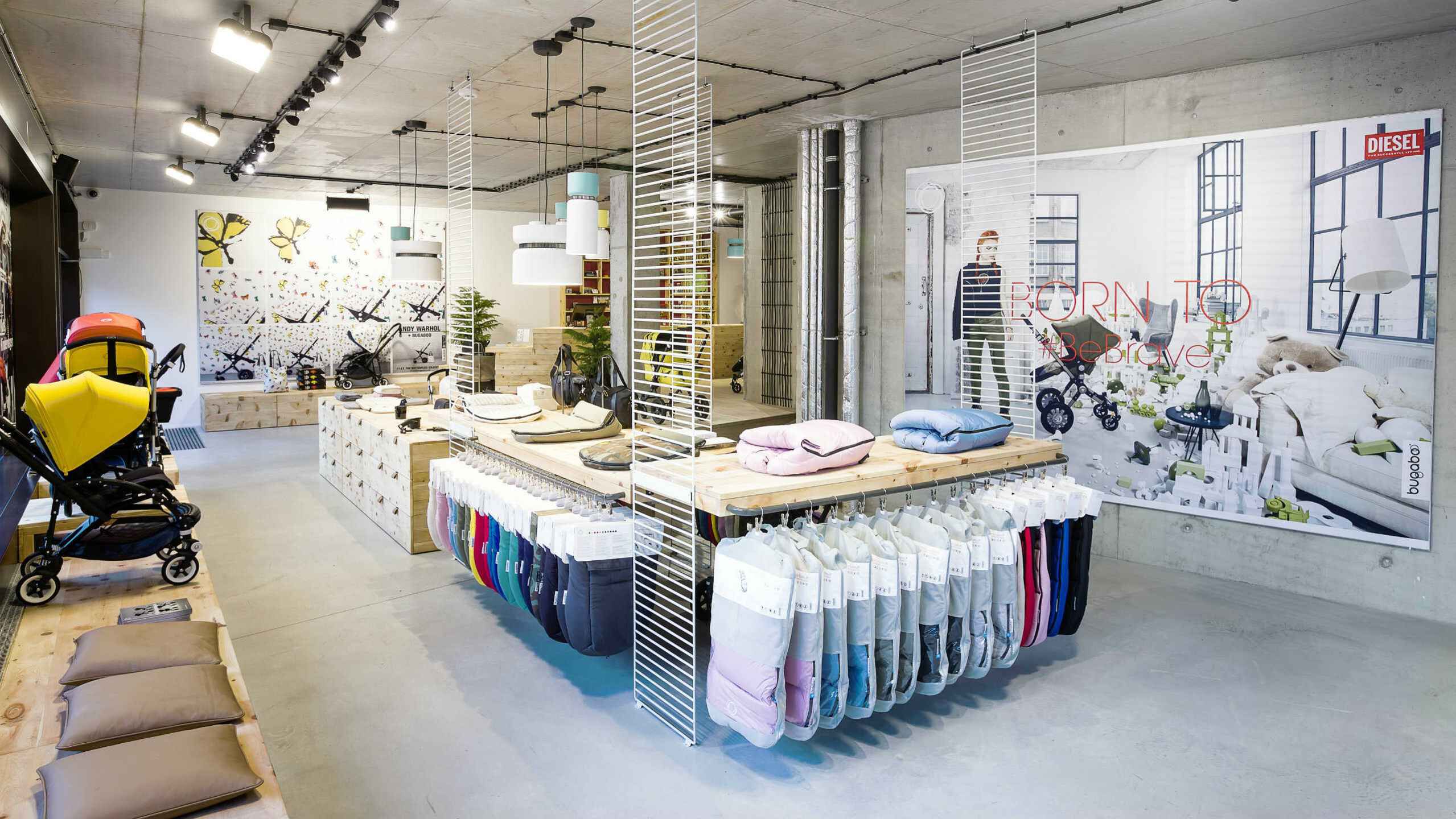 Interior of Bugaboo store in Berlin