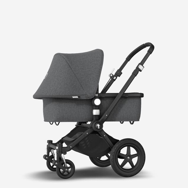 Bugaboo Cameleon 3 Plus seat and bassinet stroller grey melange sun canopy, grey melange fabrics, black base - Main Image Slide 7 of 8