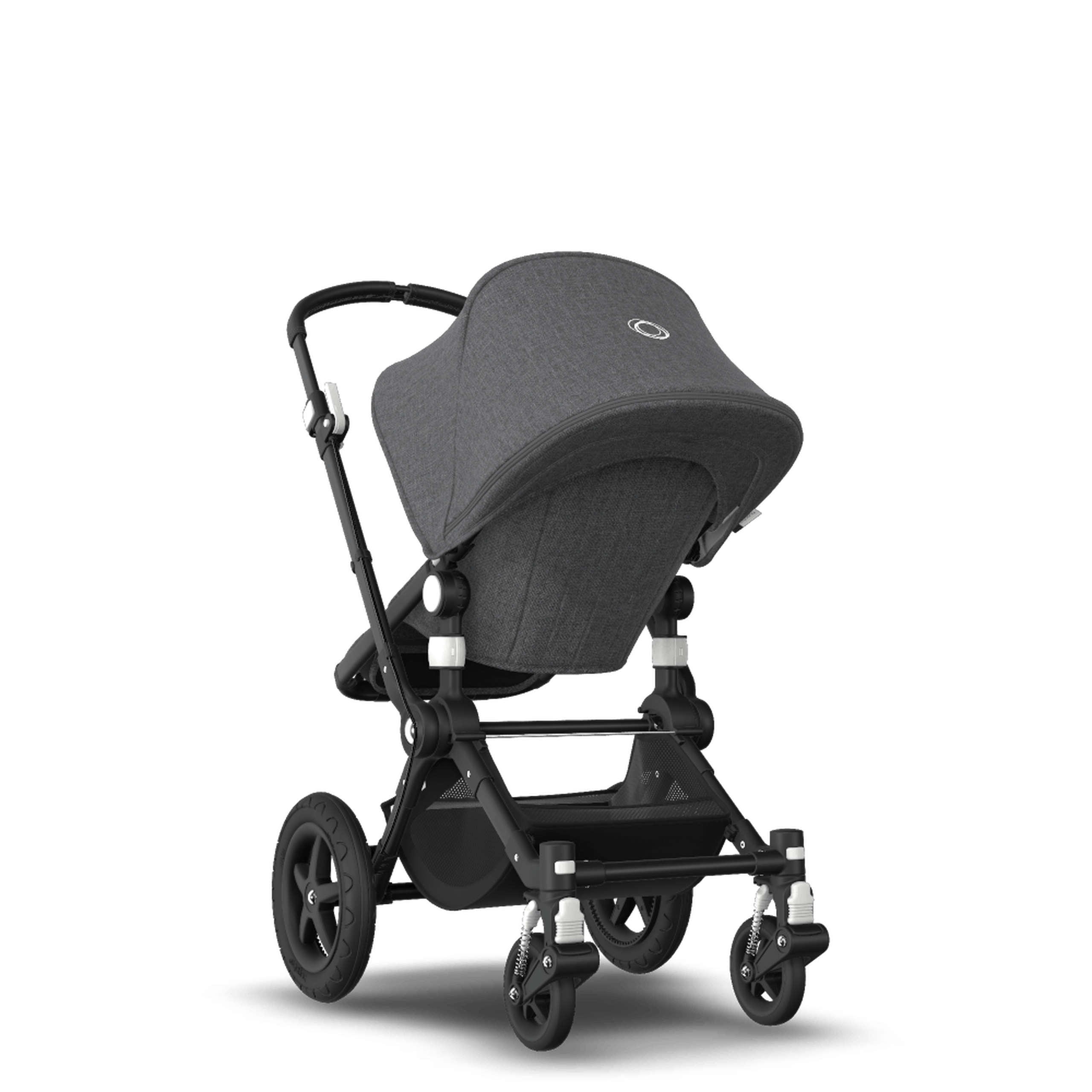 Refurbished Bugaboo Cameleon3plus complete BLACK/GREY MELANGE-GREY MELANGE - Thumbnail Slide 8 of 9