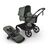 Bugaboo Kangaroo 2-in-1 stroller black base, forest green fabrics, forest green sun canopy - Thumbnail Slide 1 of 18