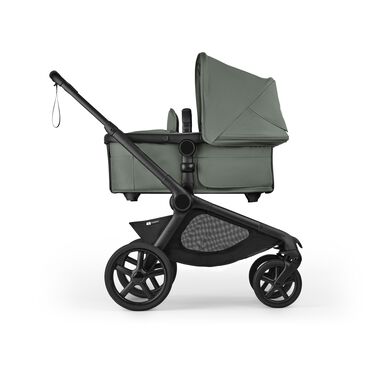 Bugaboo Kangaroo 2-in-1 stroller black base, forest green fabrics, forest green sun canopy - view 2