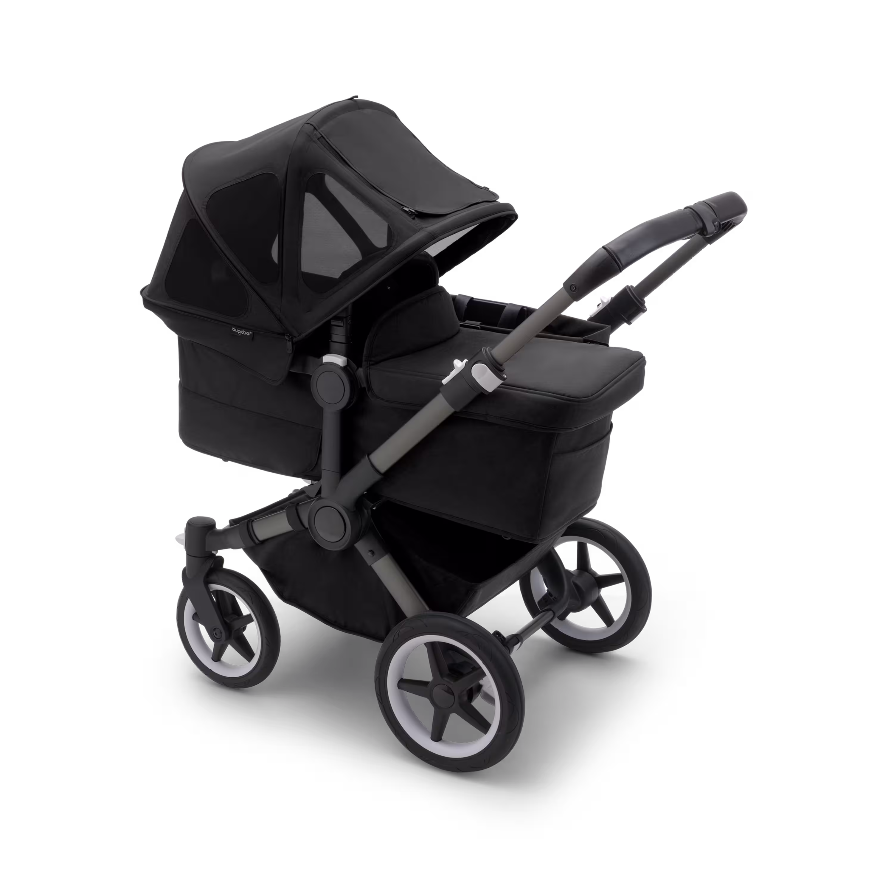 Refurbished Bugaboo Donkey 5 sun canopy MIDNIGHT BLACK - Main Modal Image Slide 3 of 4