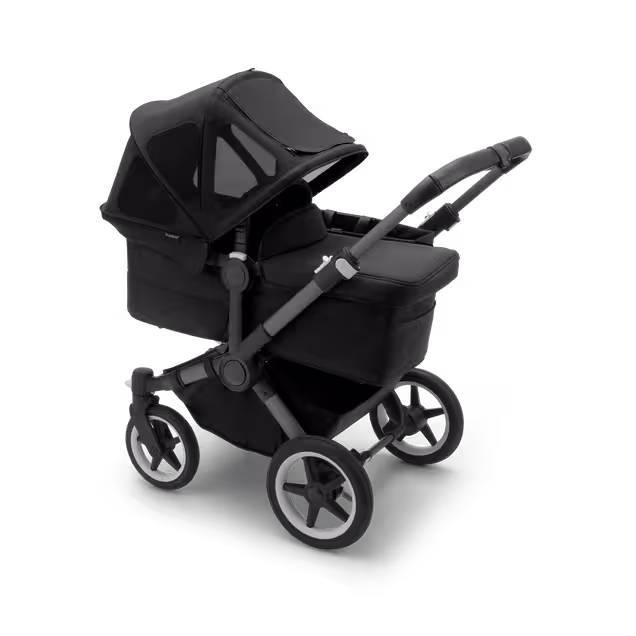 Refurbished Bugaboo Donkey 5 sun canopy MIDNIGHT BLACK - Main Image Slide 3 of 4