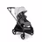 Bugaboo Dragonfly Plus seat stroller graphite base, grey melange fabrics, misty white sun canopy - Thumbnail Slide 1 of 11