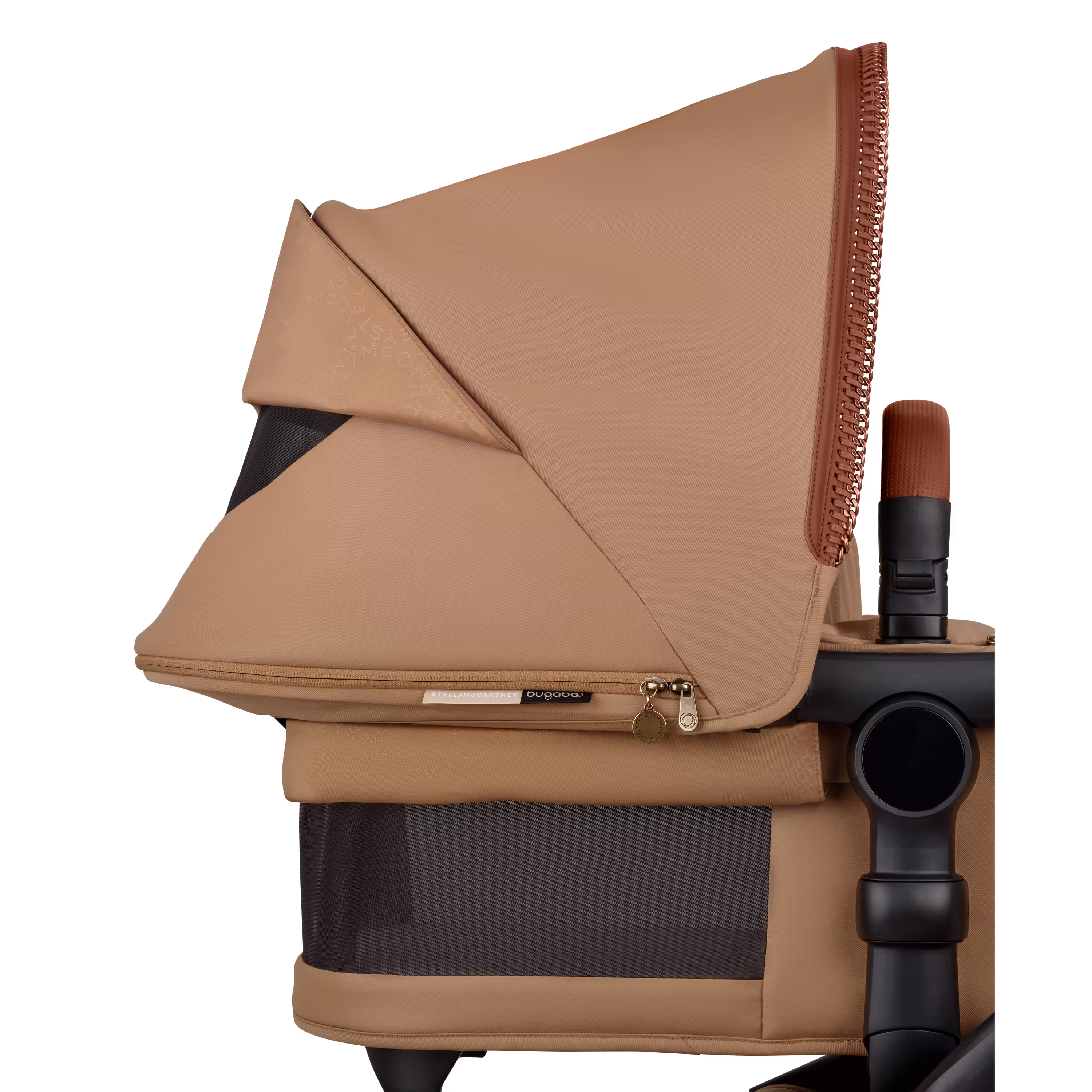 Bugaboo x Stella McCartney Fox 5 Renew 2-in-1 pushchair tobacco brown base, tobacco brown fabrics, tobacco brown sun canopy - Main Modal Image Slide 6 of 13
