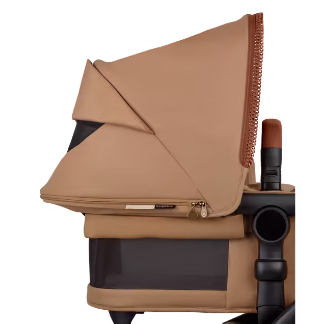 Bugaboo x Stella McCartney Fox 5 Renew 2-in-1 pushchair tobacco brown base, tobacco brown fabrics, tobacco brown sun canopy - Main Image Slide 6 of 13