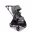 Bugaboo Dragonfly Plus seat stroller graphite base, grey melange fabrics, grey melange sun canopy - Thumbnail Slide 1 of 11