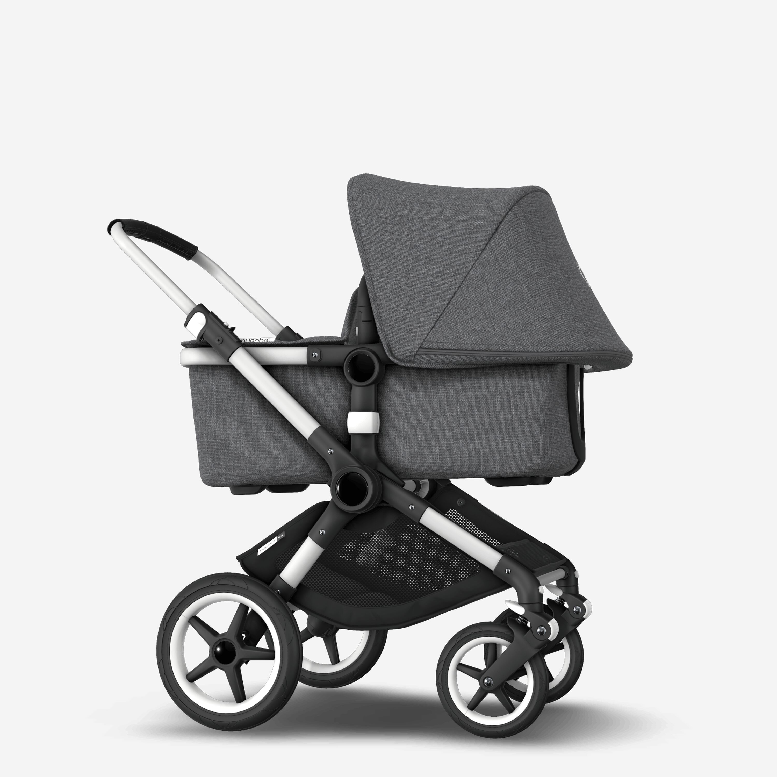 Refurbished Bugaboo Fox complete ALU/GREY MELANGE-GREY MELANGE - Main Modal Image Slide 4 of 6