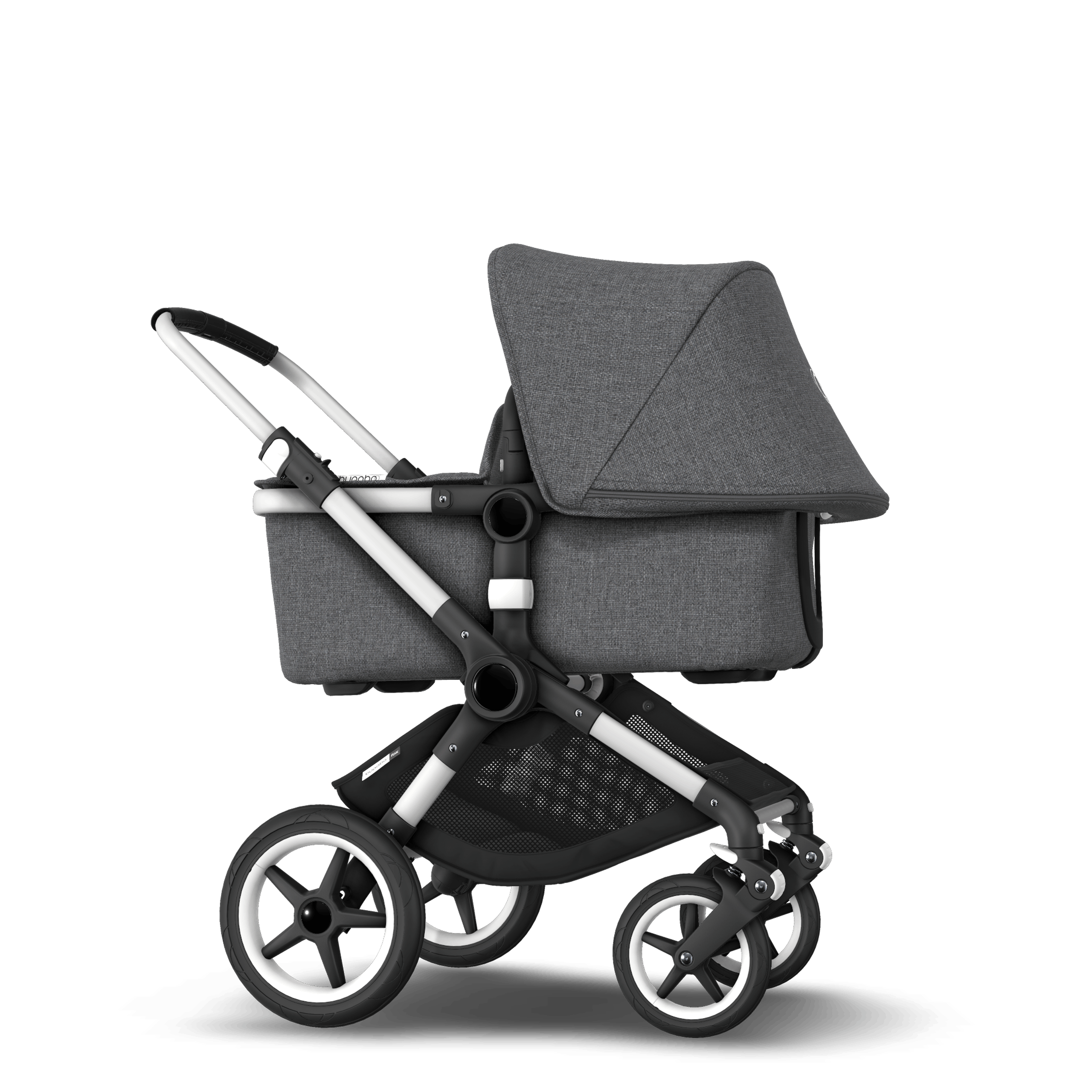 Refurbished Bugaboo Fox complete ALU/GREY MELANGE-GREY MELANGE - Thumbnail Slide 4 of 6