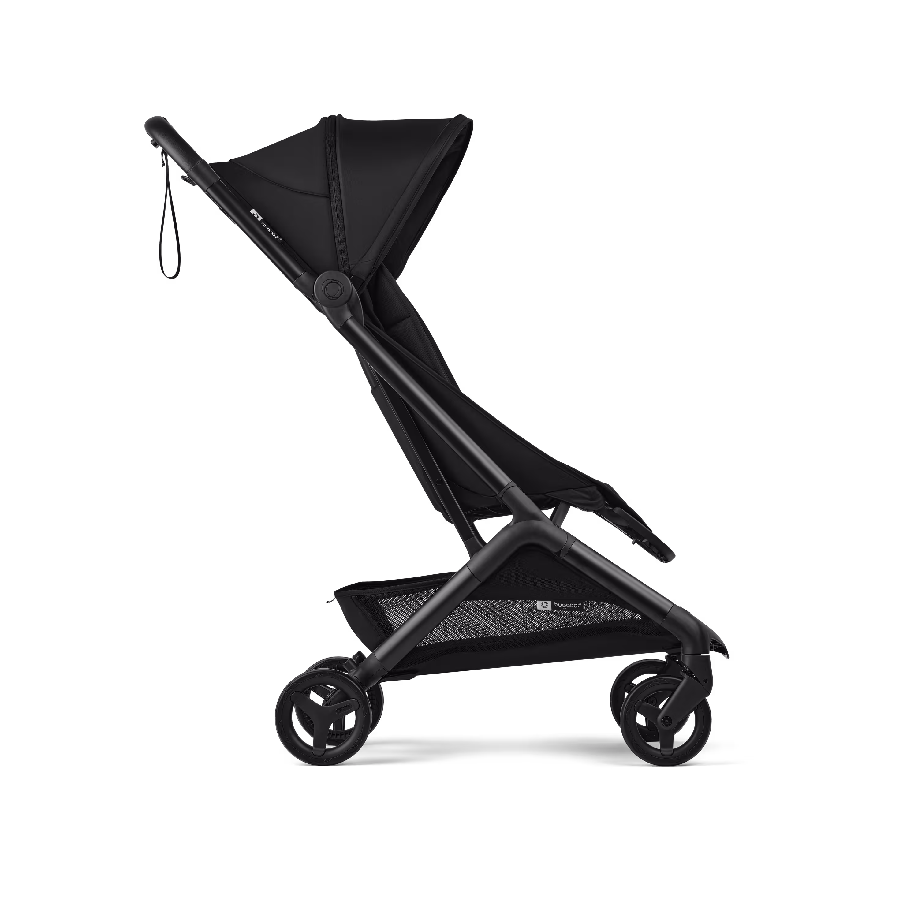 Bugaboo Butterfly 2 Plus travel stroller black base, heritage black fabrics, heritage black sun canopy - Main Modal Image Slide 2 of 12