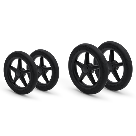 Bugaboo Donkey/Buffalo wheels replacement set BLACK (4x) - view 2