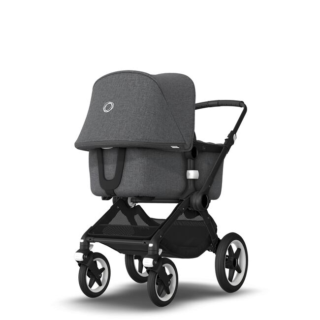 ASIA - Bugaboo Fox stroller bundle black grey melange - Main Image Slide 5 of 6