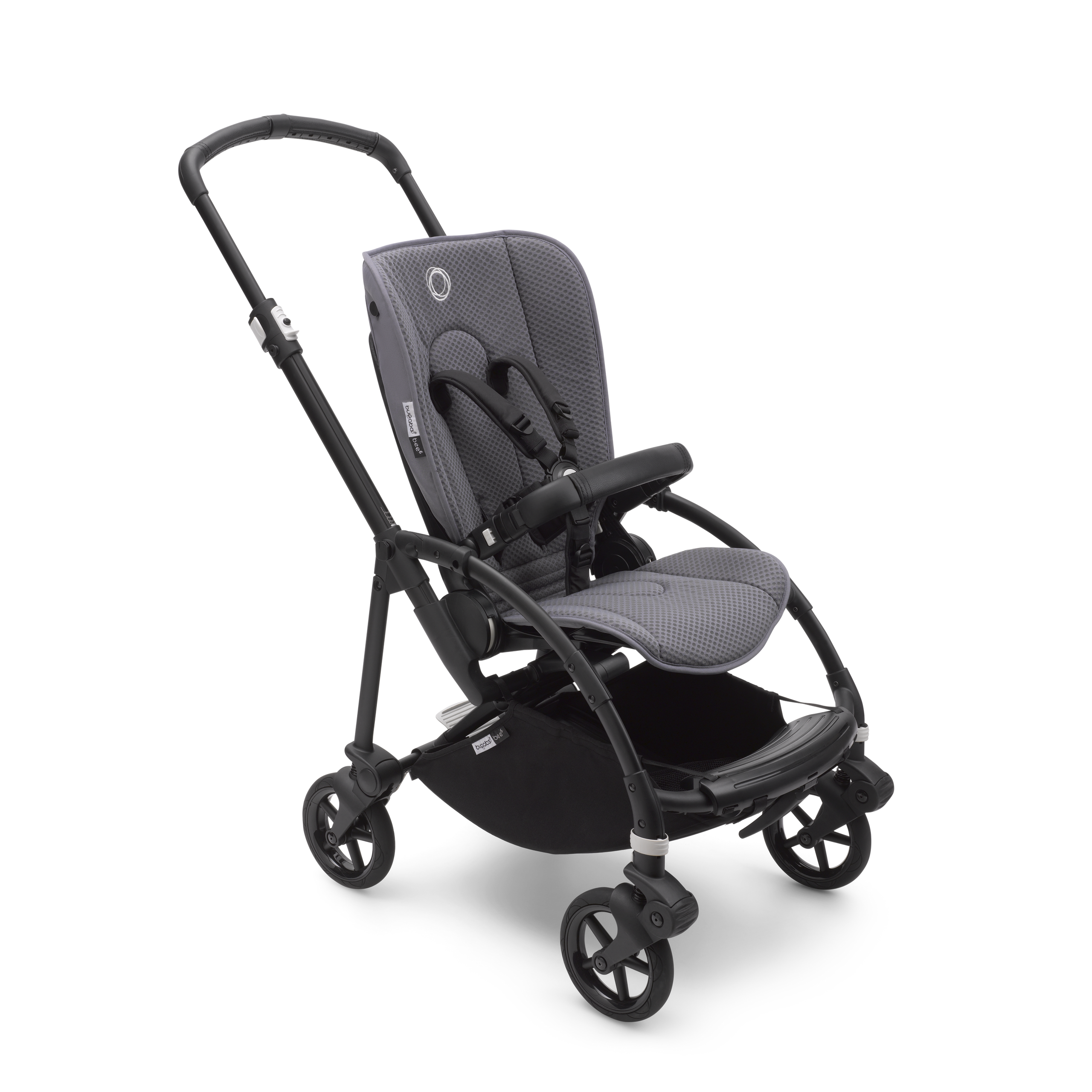 Bugaboo Bee 6 base Grey performance fabrics, black chassis | Bugaboo