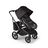 Ein Kinderwagen Bugaboo Fox 5 Noir in limitierter Auflage mit Fußsack und Wickeltasche, alles in der Farbvariante Tiefschwarz. - Thumbnail Slide 15 of 15