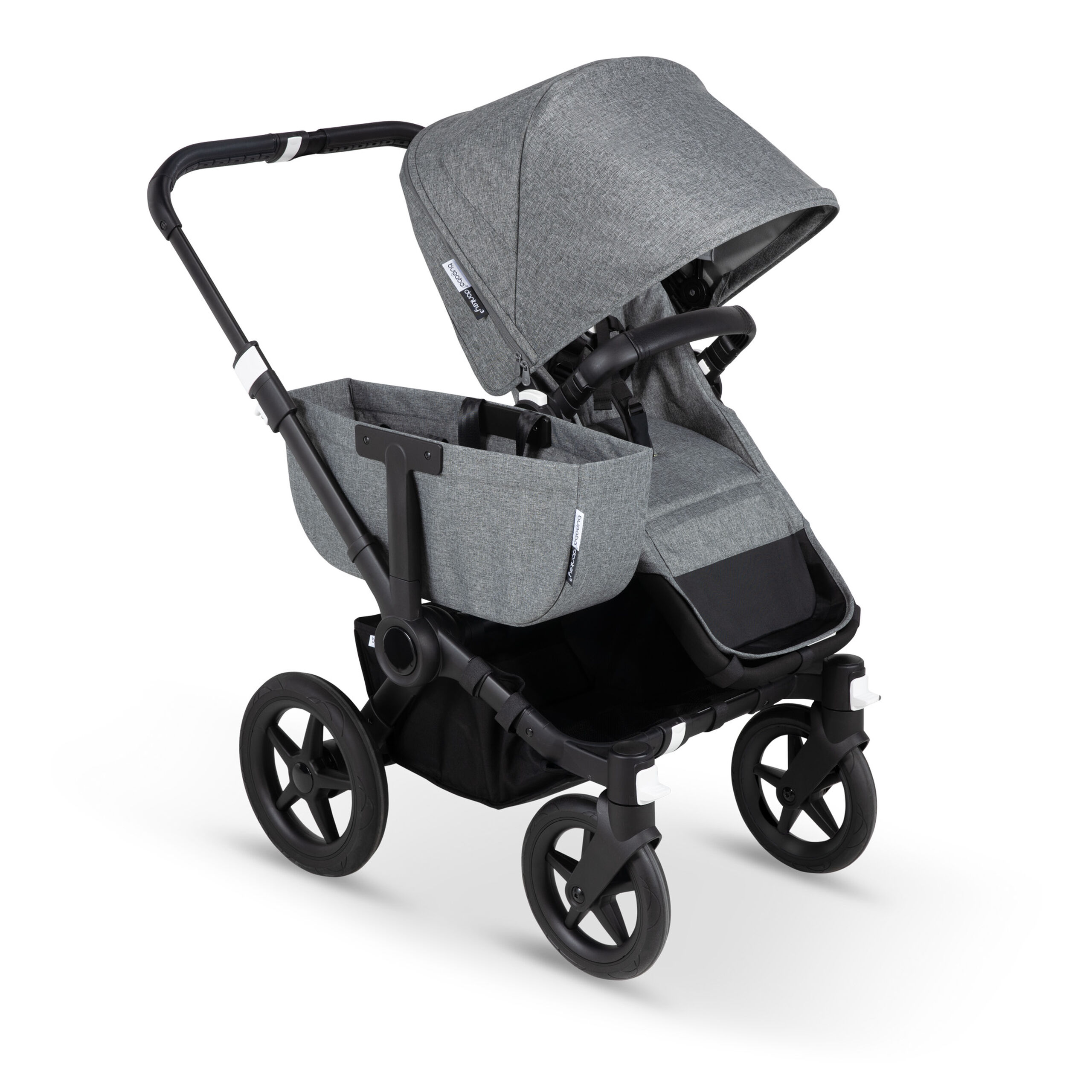 Bugaboo Donkey3 sun canopy GREY MELANGE - Thumbnail Slide 7 of 22