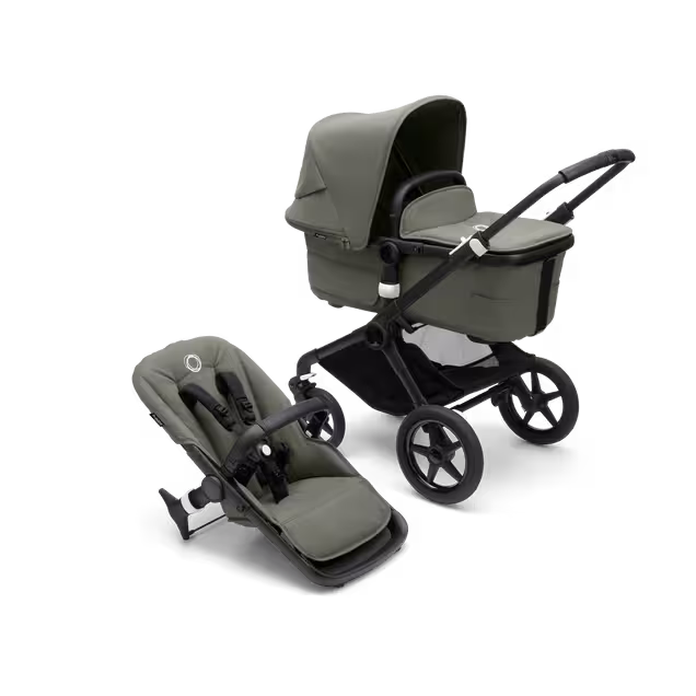 Refurbished Bugaboo Fox 3 complete BLACK/FOREST GREEN-FOREST GREEN - Main Image Slide 1 of 7