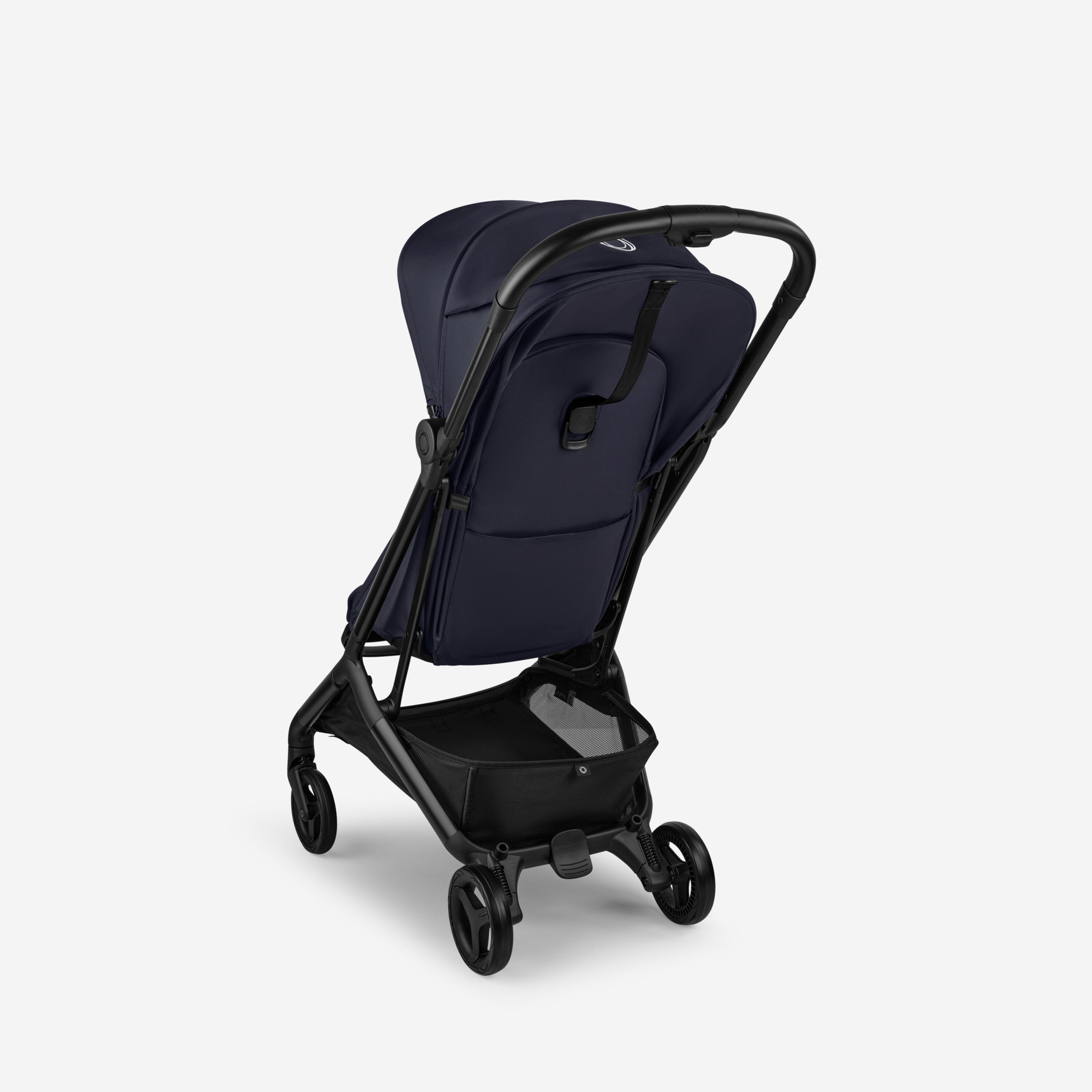 Bugaboo Butterfly 2 travel stroller black base, deep indigo fabrics, deep indigo sun canopy - Main Modal Image Slide 3 of 9