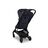 Bugaboo Butterfly 2 travel stroller black base, deep indigo fabrics, deep indigo sun canopy - Thumbnail Slide 3 of 9