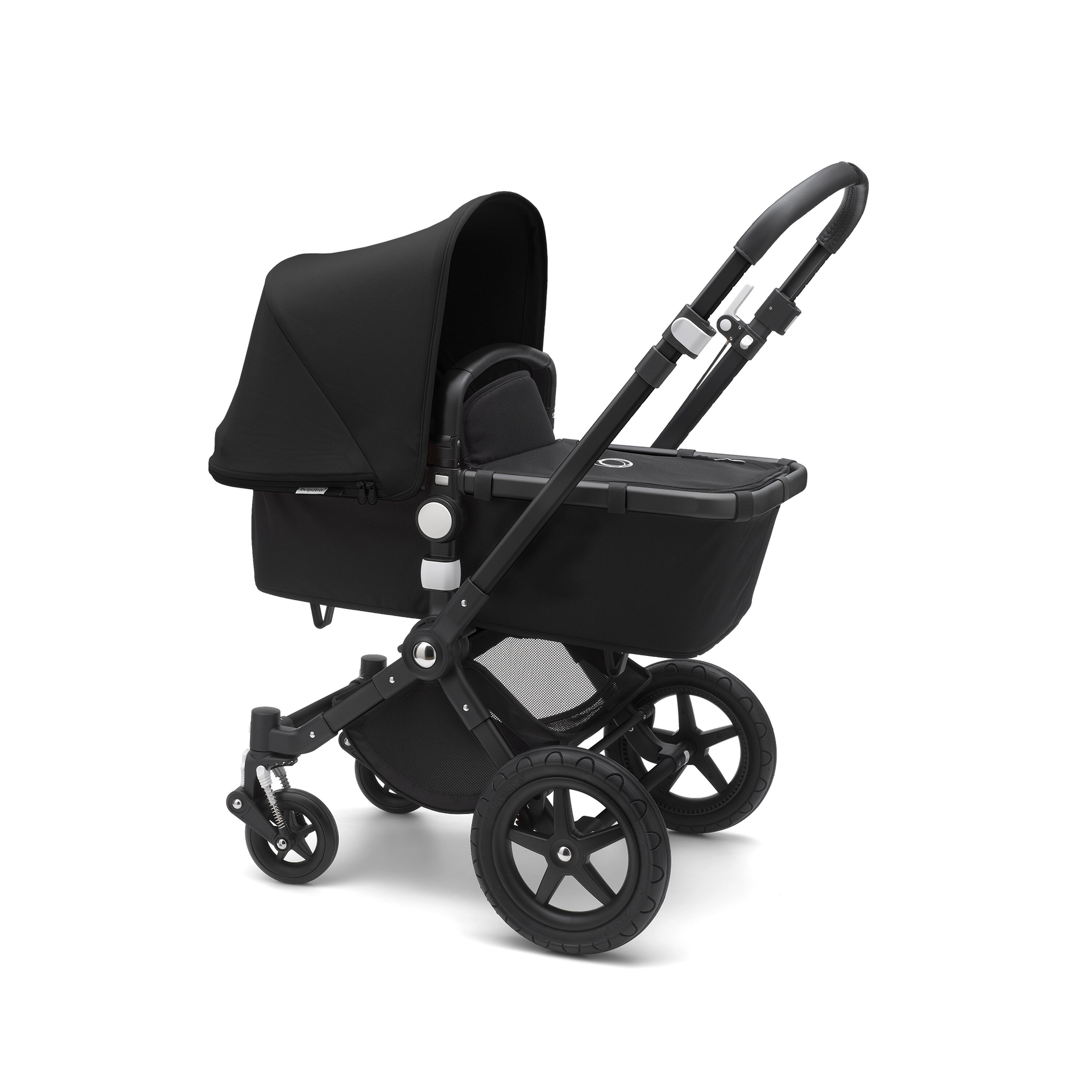 Bugaboo Cameleon 3 Plus seat and bassinet stroller black sun canopy, black fabrics, black base - Main Modal Image Slide 1 of 3
