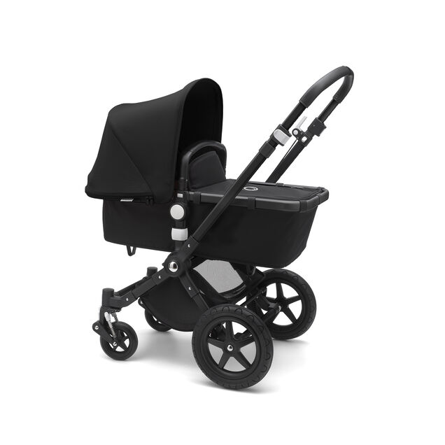 Bugaboo Cameleon 3 Plus seat and bassinet stroller black sun canopy, black fabrics, black base - Main Image Slide 1 of 3