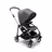 US - B6 bassinet stroller bundle aluminum, grey melange, grey melange - Thumbnail Slide 2 of 7