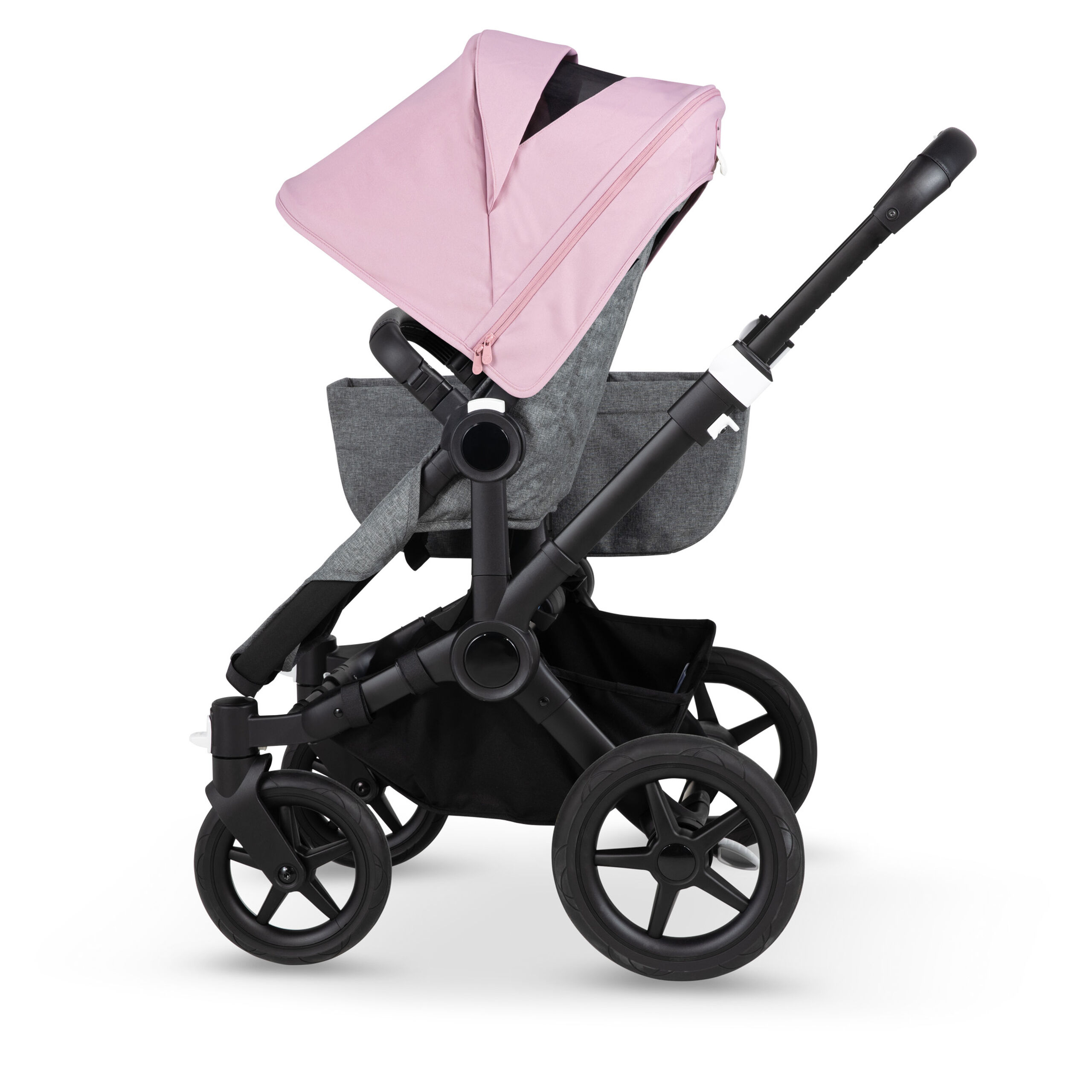 Bugaboo Donkey3 sun canopy SOFT PINK - Thumbnail Slide 4 of 22