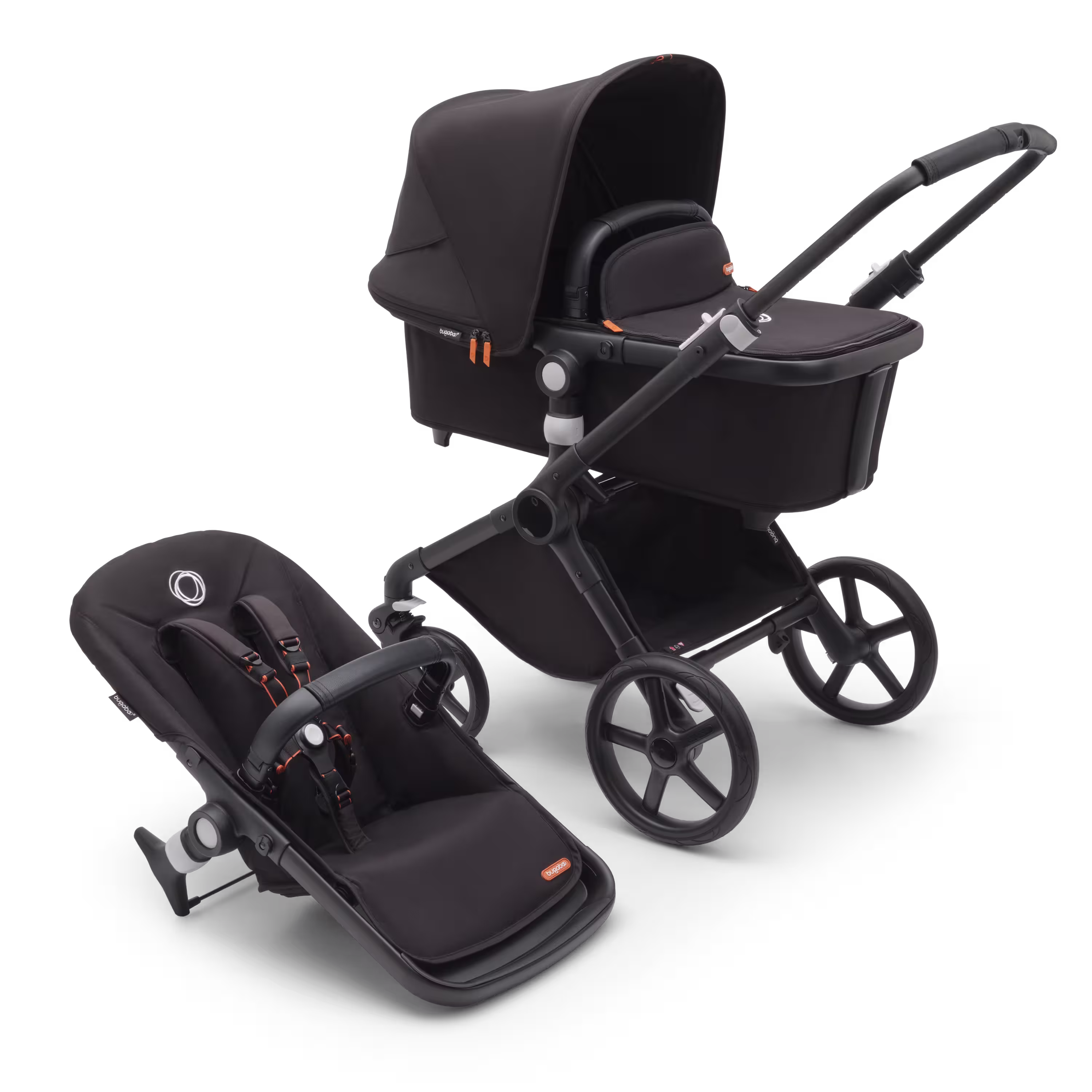 Refurbished Bugaboo Fox Cub complete UK BLACK/MIDNIGHT BLACK-MIDNIGHT BLACK - Main Modal Image Slide 1 of 11