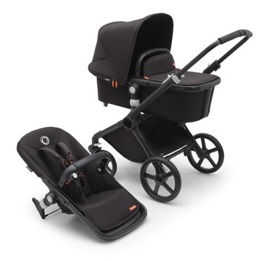 Refurbished Bugaboo Fox Cub complete BLACK/MIDNIGHT BLACK-MIDNIGHT BLACK