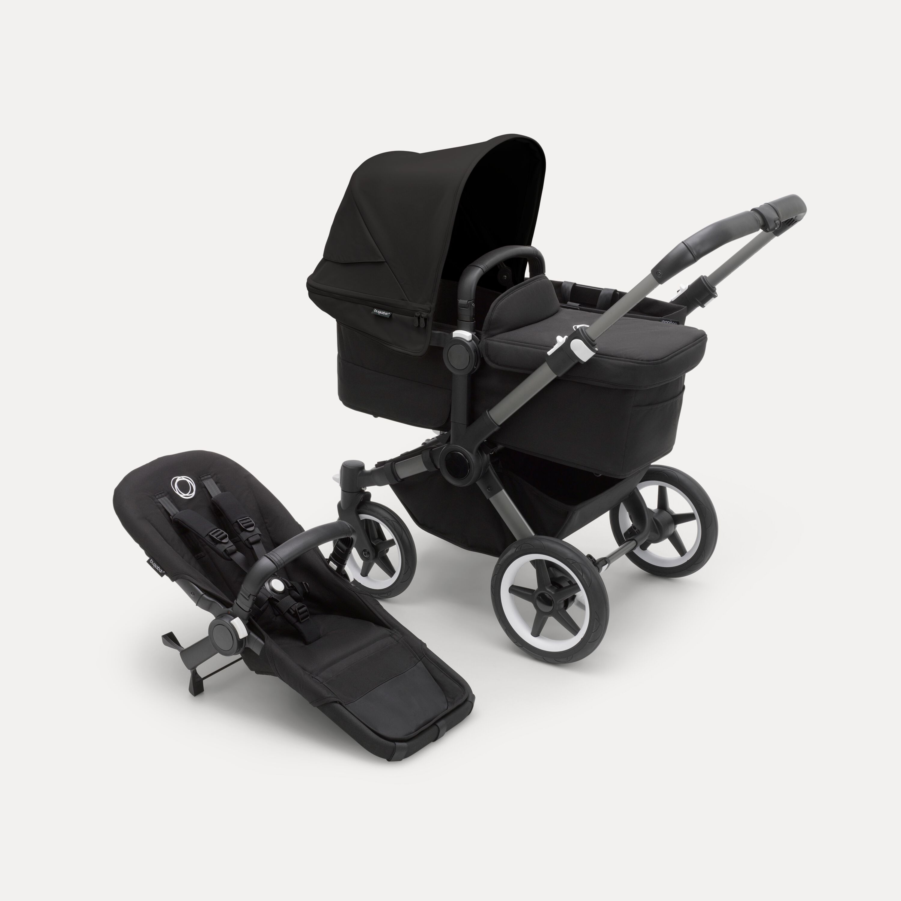 Refurbished Bugaboo Donkey 5 Mono complete GRAPHITE/MIDNIGHT BLACK-MIDNIGHT BLACK - Main Modal Image Slide 1 of 1