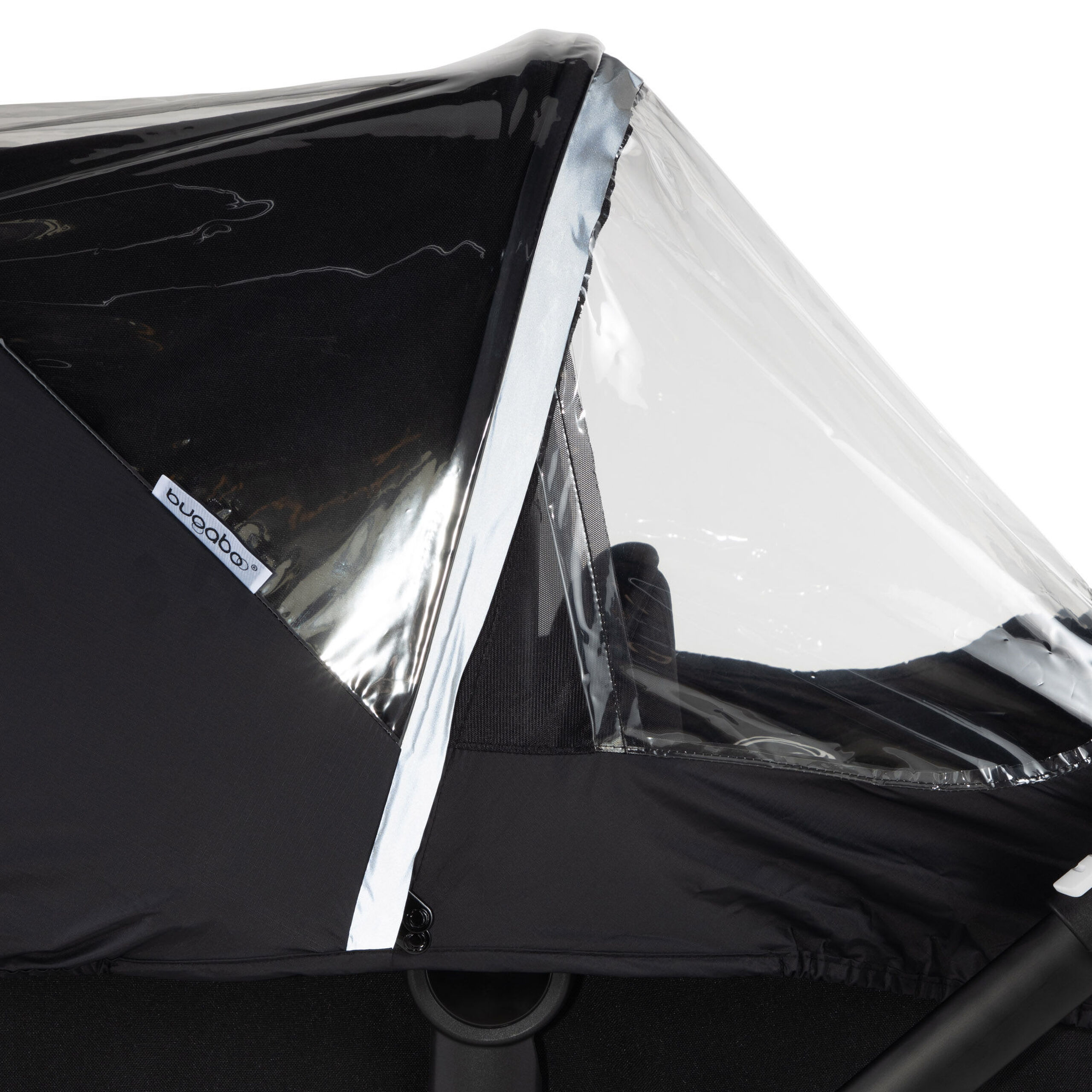 Refurbished Bugaboo Fox/Cameleon high performance raincover BLACK - Thumbnail Slide 6 of 10