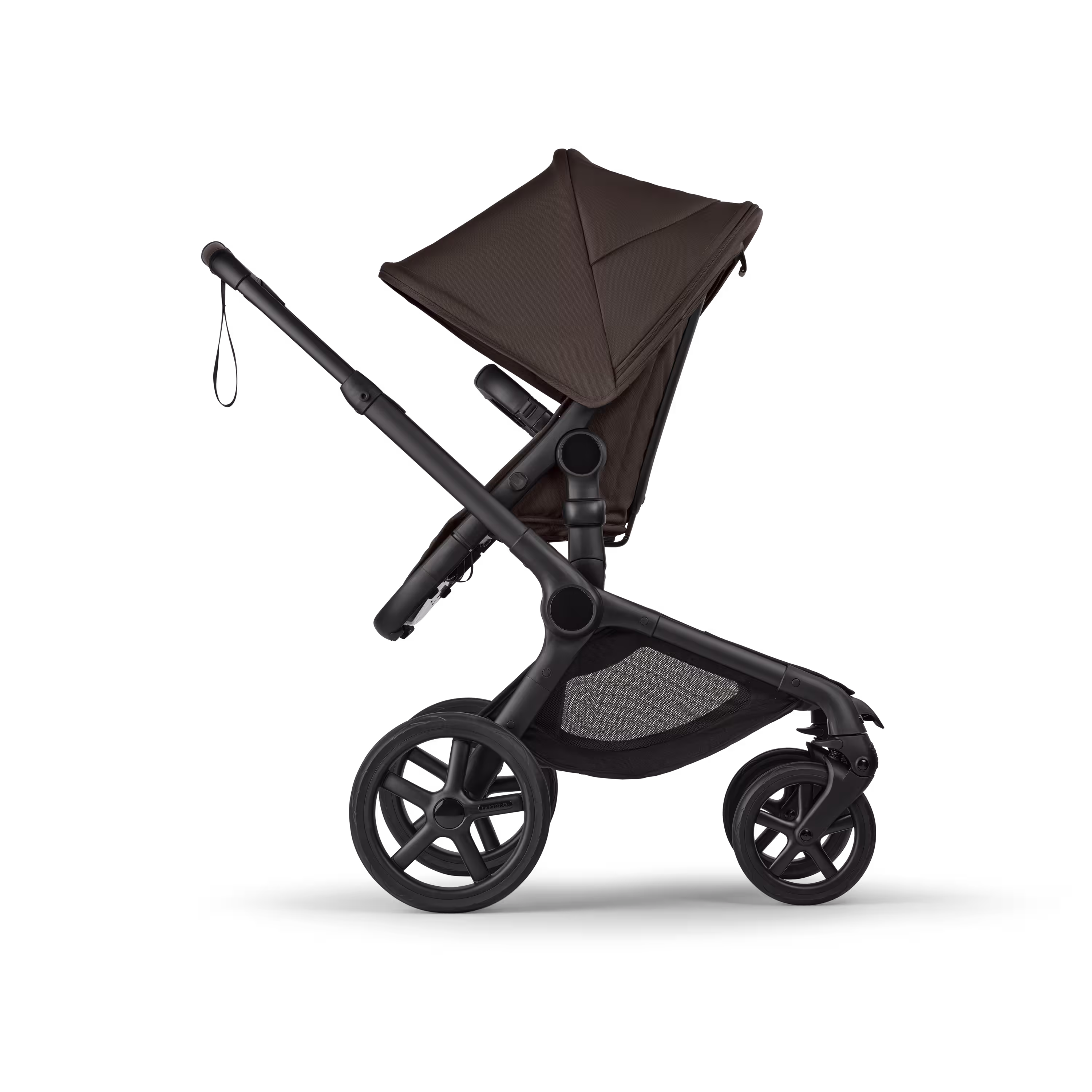 Bugaboo Fox 5 Renew 2-in-1 stroller black base, cocoa brown fabrics, cocoa brown sun canopy - Main Modal Image Slide 3 of 12