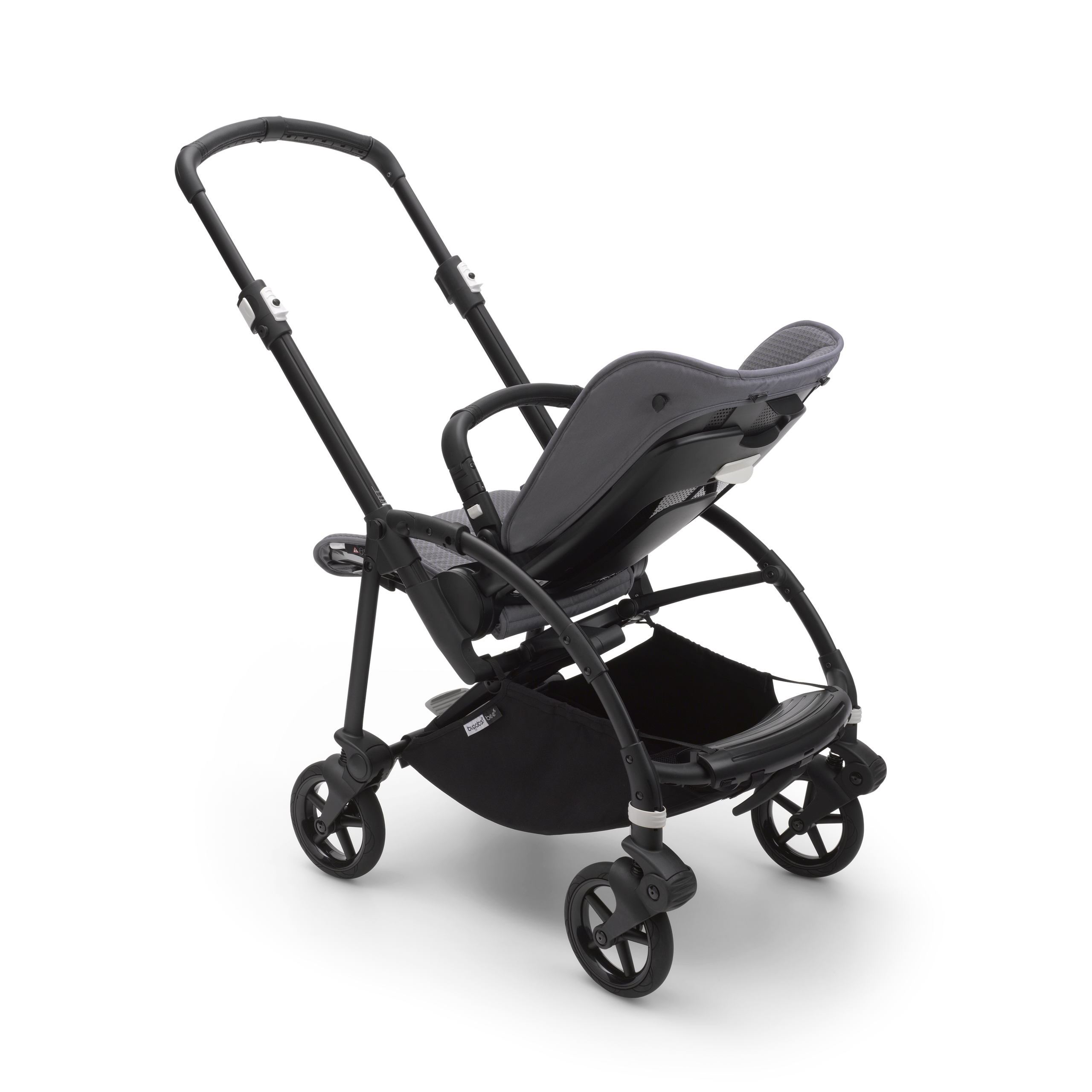 Bugaboo Bee 6 base Grey performance fabrics, black chassis | Bugaboo