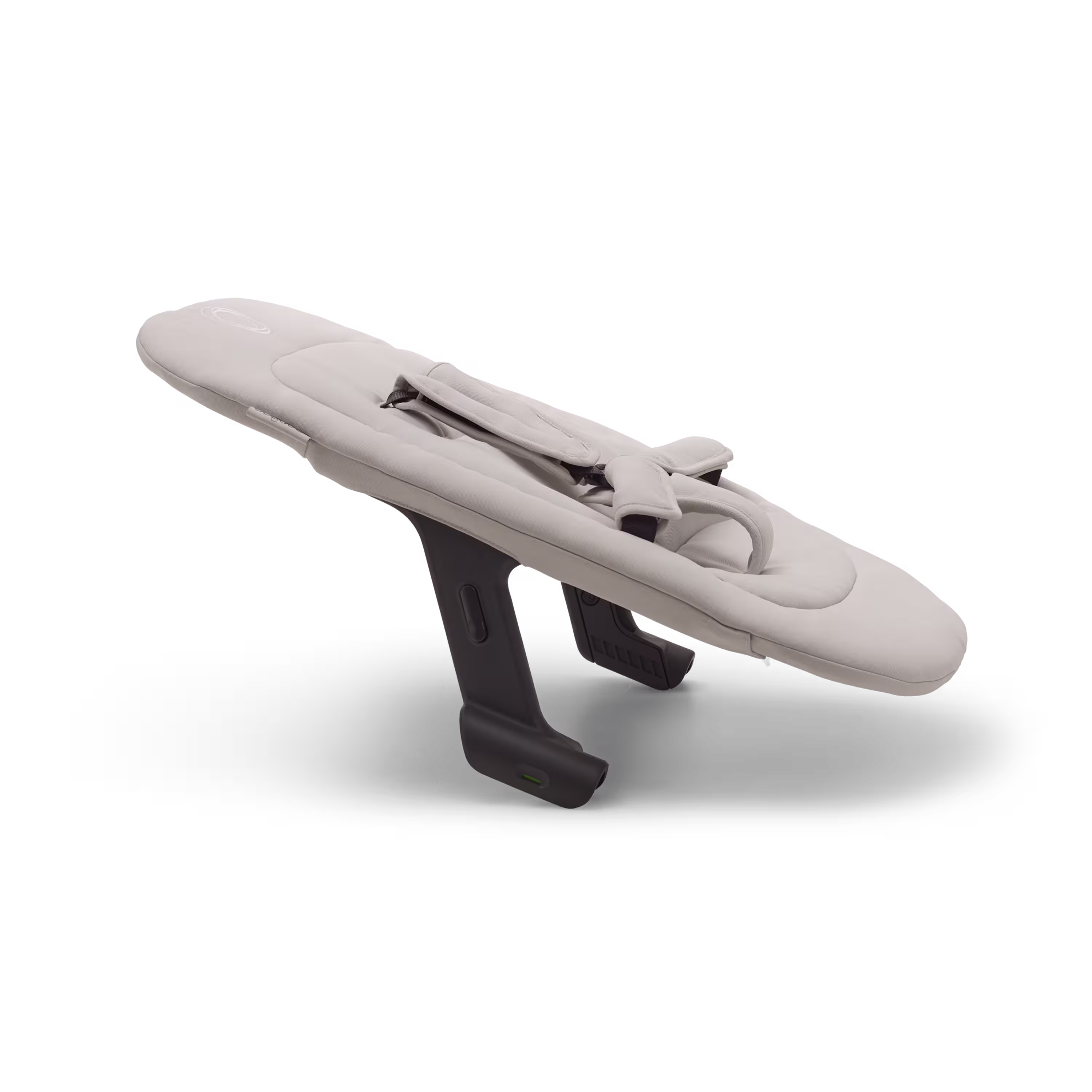 Side view of the Bugaboo Giraffe newborn set in white. - Main Modal Image Slide 6 of 6