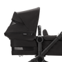 Bugaboo Donkey 5 Duo bassinet and seat stroller graphite base, midnight black fabrics, forest green sun canopy - Thumbnail Slide 7 of 12