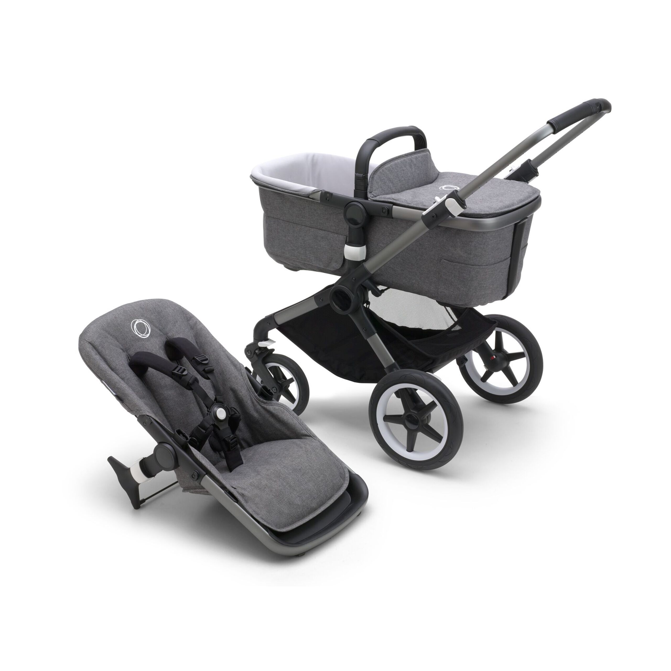 Bugaboo Fox 3 base GRAPHITE/GREY MELANGE - Thumbnail Slide 2 of 2