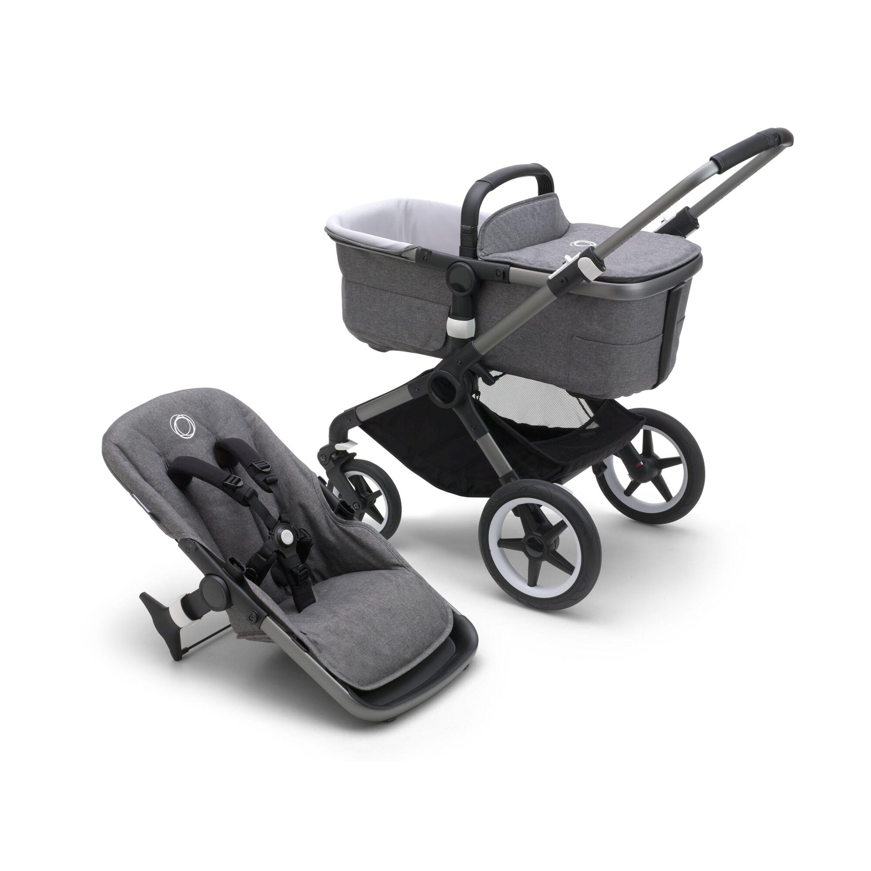 Bugaboo Fox 3 base AU GRAPHITE/GREY MELANGE - Main Modal Image Slide 2 of 2