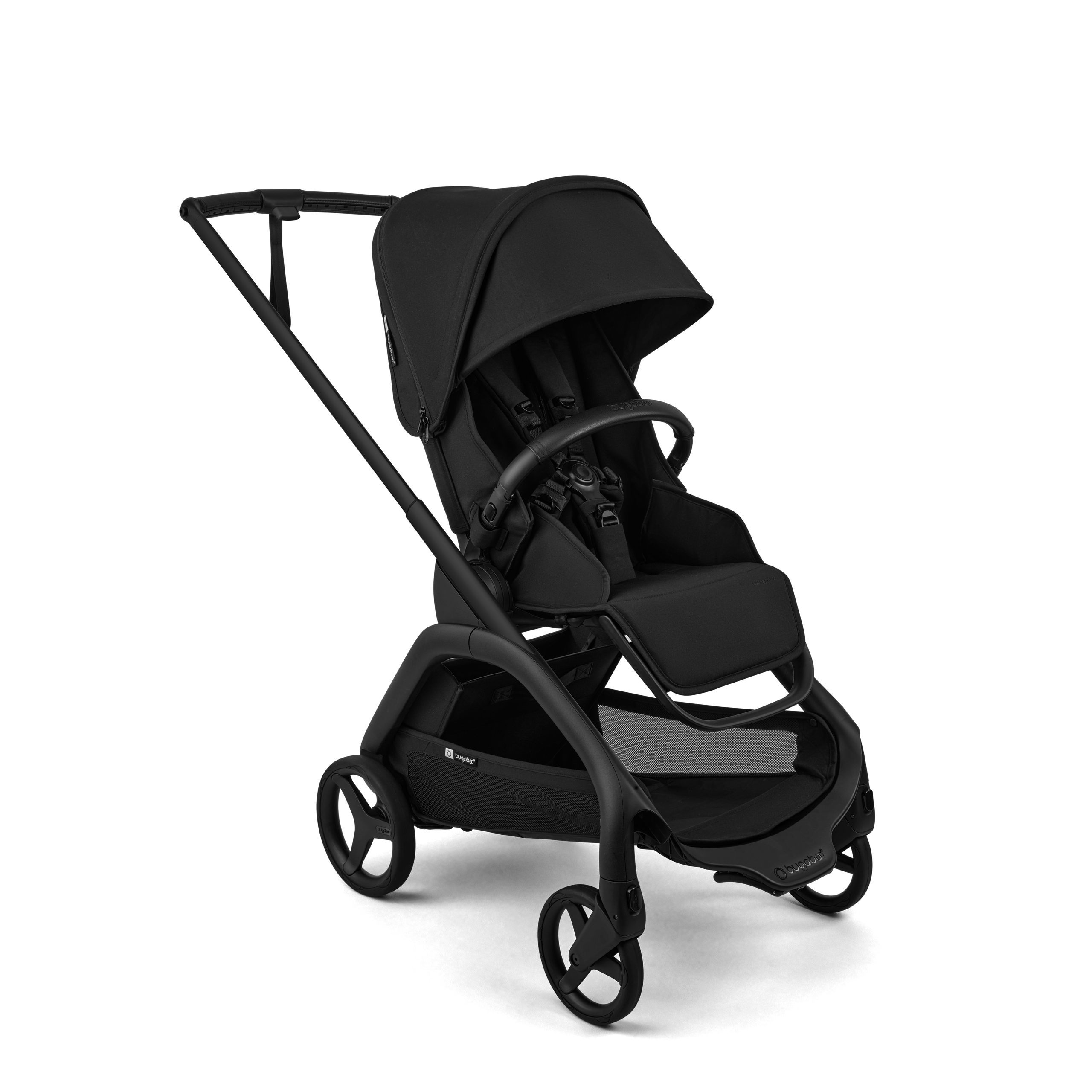 Bugaboo Dragonfly Plus 2-in-1 stroller black base, heritage black fabrics, heritage black sun canopy - Thumbnail Slide 3 of 11